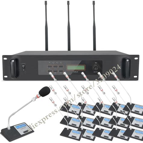 Wireless Conference System Desktop Microphone Conference Room Microphone Anti howling 1 Host 1 ...