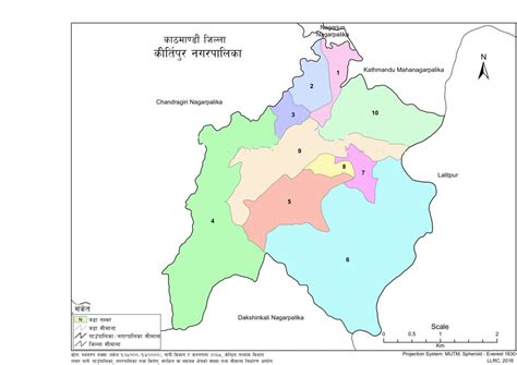 Map of Kirtipur Municipality, Kathmandu, Nepal – Nepal Archives