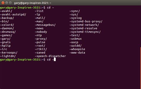 What Does cd ~ Do When Entered Into A Terminal Window
