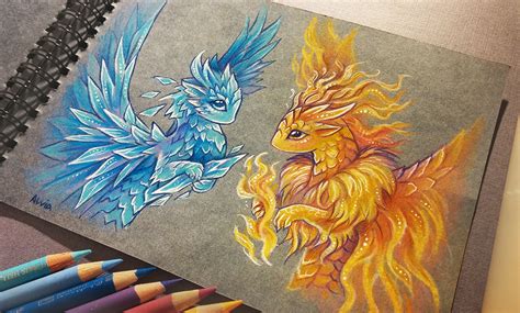 Fire and Ice by AlviaAlcedo on DeviantArt