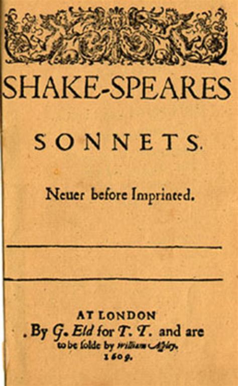 William Shakespeare's Love Sonnets: Summary and Guide | Owlcation