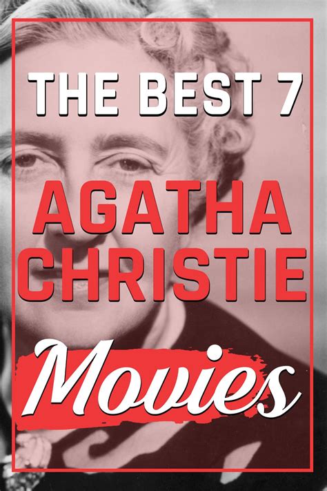 The Best 7 Agatha Christie Movies | Agatha christie books, Agatha christie, Agatha