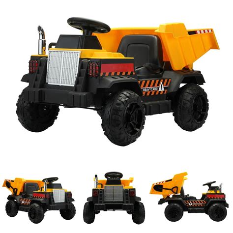 UWR-Nite Ride On Dump Truck Construction Vehicle Toy with Remote ...