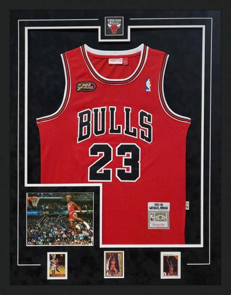 Michael Jordan Jersey with Signed Photo