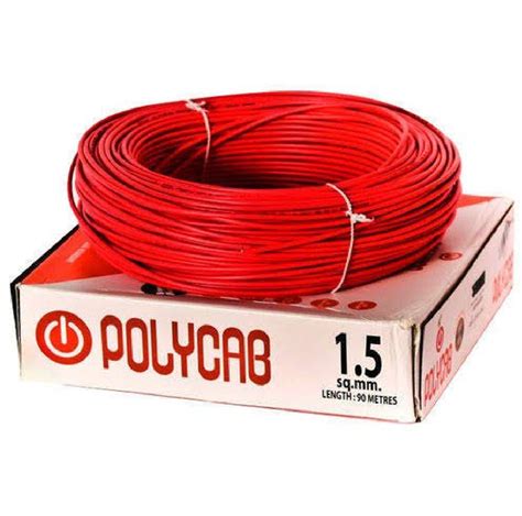 1.5 sqmm Polycab House Wire, 90m, Rs 1500 /roll Online Electricals | ID: 10313017430