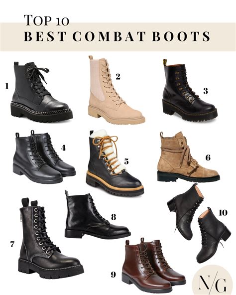 10 Best Combat Boots | San Diego fashion | Navy Grace