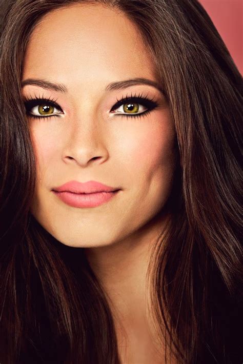 Kristin Kreuk - celebrity inspiration for dark brown hair and hazel eyes | Sensual Bohemian ...