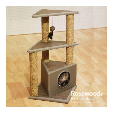 Rosewood Seattle Cat Tree Scratching Post | Wilko