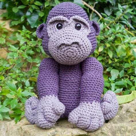 Amigurumi Gorilla Crochet Gorilla Gumball the Gorilla - Etsy