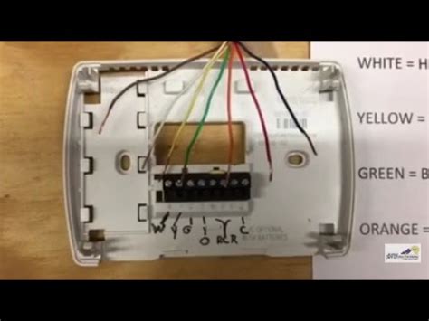 Thermostat Wiring - YouTube