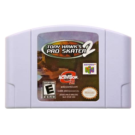 Tony Hawk's Pro Skater 2 N64 US Version - Video Game, Game Accessories