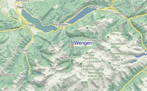 Wengen Ski Resort Guide, Location Map & Wengen ski holiday accommodation