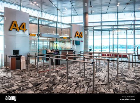 Airport Terminal, Seats and Boarding Gate, nobody Stock Photo - Alamy