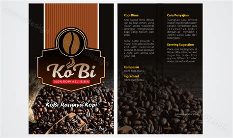 44+ Contoh Desain Kemasan Kopi Bubuk