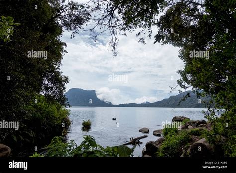 Lake Gunung Tujuh, Kerinci Seblat National Park, Jambi Indonesia Stock ...