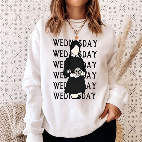 Jenna Ortega Wednesday Sweatshirt, Jenna Ortega Wednesday Addams sold ...