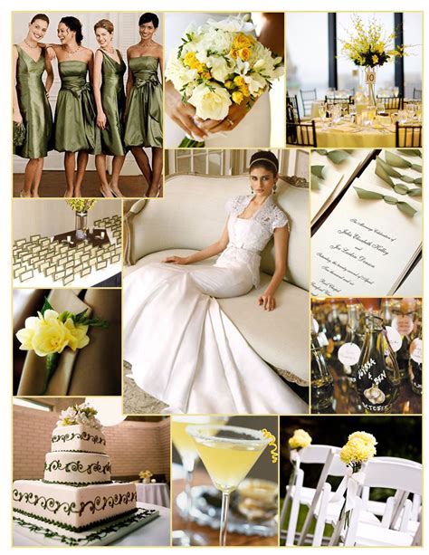 Green and Yellow Wedding Inspiration