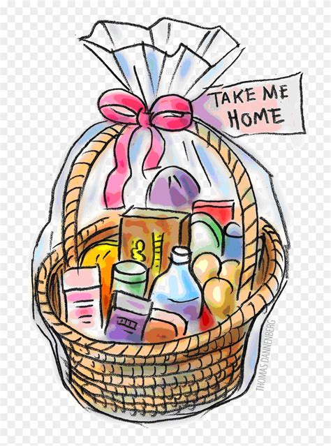 Thanksgiving Raffle Basket Clipart 17 - Silent Auction Basket Clipart ...