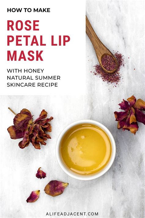 2-Step DIY Plumping Rose Petal Lip Mask for Soft, Plump Lips | Skin care recipes, Natural beauty ...