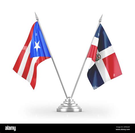 Dominican republic puerto rico flag hi-res stock photography and images - Alamy