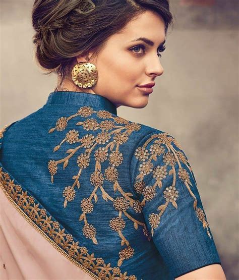 20 Stylish and Trendy Saree Blouse Back Neck Designs - FashionShala