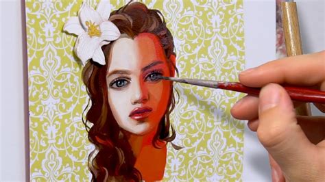 Portrait Painting Ideas For Beginners : Portrait Paint Portraits Steps ...