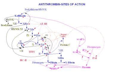 Antithrombin III Deficiency: Practice Essentials, Pathophysiology ...