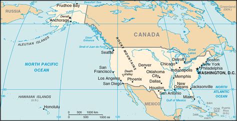 United States Land boundaries - Geography