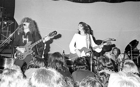 Ian Hunter, Mick Ralphs and Dale Griffin playing with Mott the Hoople in 1972 | Mott the hoople ...