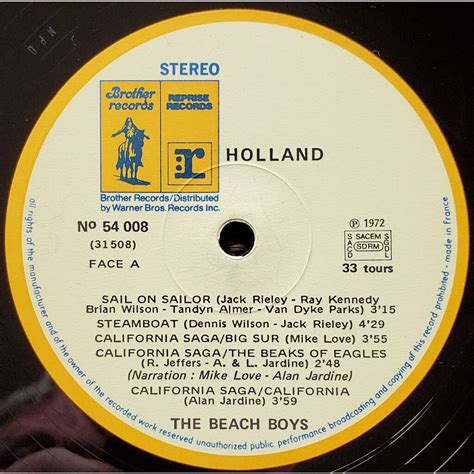 Holland by The Beach Boys, LP with neil93 - Ref:122358060