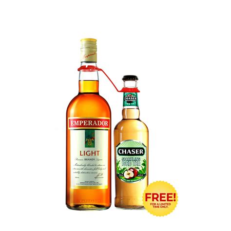 Emperador Light 750ml And Chaser 330ml Bundle | Shopee Philippines