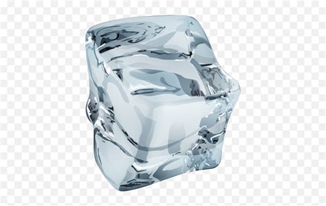 Ice Cube Clip Art - Single Ice Cube Png Emoji,Ice Cube Emoji - free transparent emoji - emojipng.com