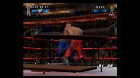 Christian vs Edge (TLC match) - WWE SVR 06 [PS2] - YouTube