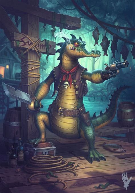 Alligator by AlexShatohin on DeviantArt | Alligators art, Concept art characters, Devian art