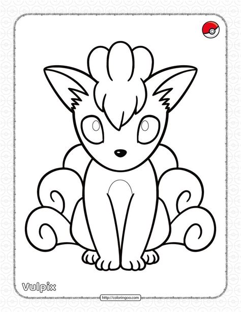 28+ alolan vulpix coloring page - KonorDadwar