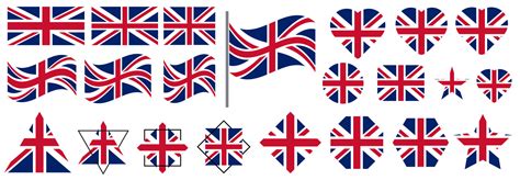 Flag of United Kingdom. Vector. Flag of the United Kingdom vector image of British flag. uk flag ...