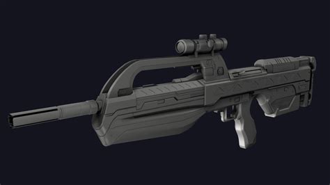 ArtStation - Halo 2 Anniversary BR-55 Battle rifle , Jared Harris