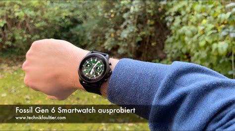 Fossil Gen 6 Smartwatch ausprobiert - YouTube