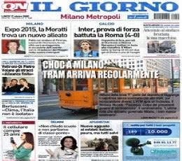 Il Giorno epaper - Today's Il Giorno Newspaper