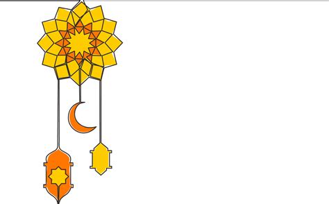 Ramadan kareem Gruß Karte, Poster und Banner Design Hintergrund. einer Single Linie Zeichnung ...