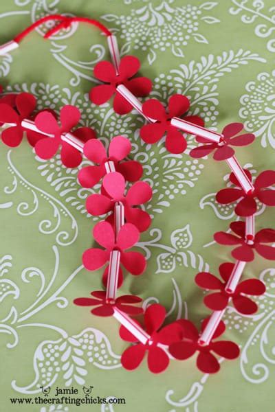 Homemade Hawaiian Leis-Kid Craft - The Crafting Chicks