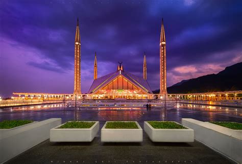 The Shah Faisal Mosque Islamabad at Night (xpost/r/explorepakistan ...