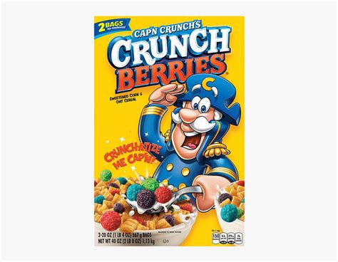 Captain Crunch Crunch Berries, HD Png Download - kindpng