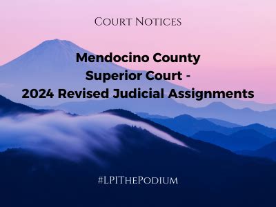 Mendocino County Superior Court : Legal Professionals, Inc. – LPI