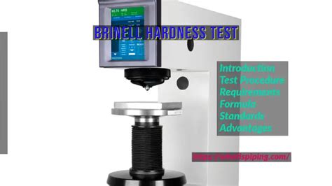 What is Brinell Hardness Test? Procedure, Formula, Standards – What Is ...