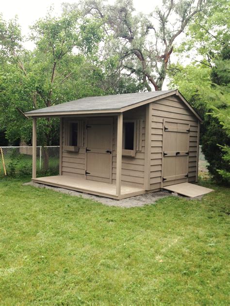 Build a Shed on a Weekend - 8x12 classic shed with 4 foot side porch Build a Shed on a Weekend ...