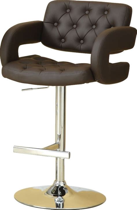 Interior: Classic Adjustable Height Bar Stools With Arms from The Mechanisms Applied On Adjusta ...