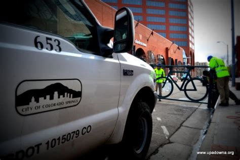 First Ever On-Street Bike Parking in Colorado Springs - UpaDowna