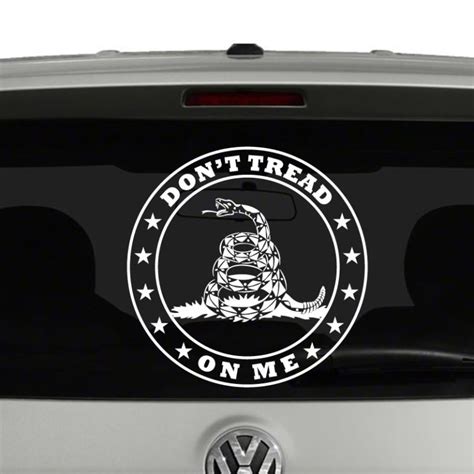 Don't Tread On Me Vinyl Decal Sticker