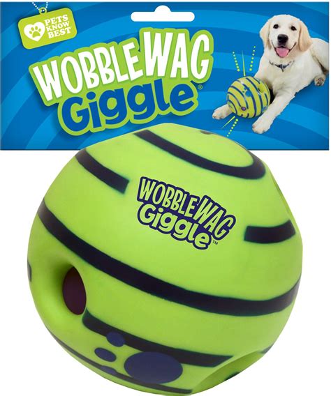 As Seen on TV Wobble Wag Giggle Ball Dog Toy - Chewy.com